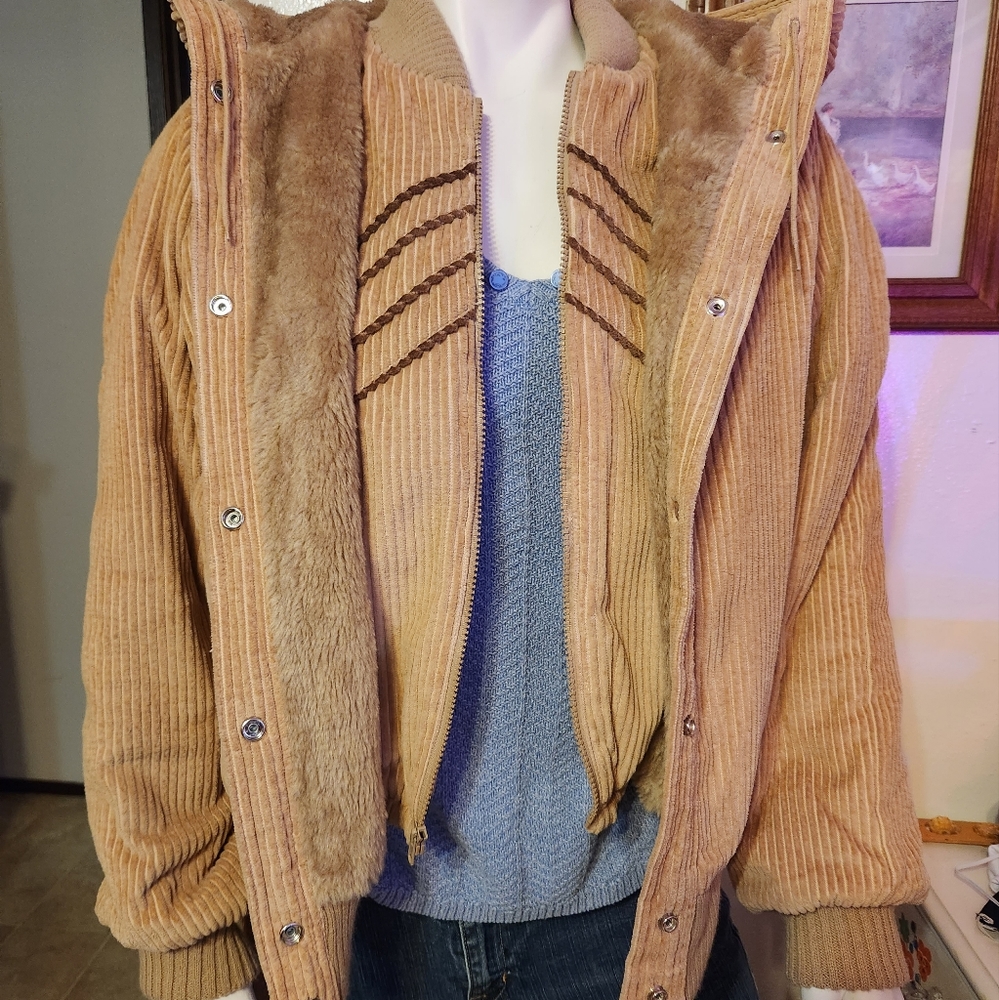 Corduroy Bomber Jacket - Picture 5 of 9